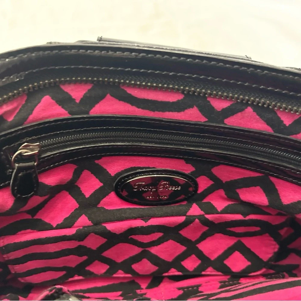 Tracy Reese Black Satchel Bag - Picture 14 of 15